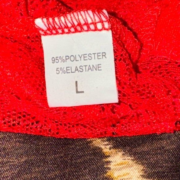 Elegant Red Lace Bodysuit! - Picture 7 of 7